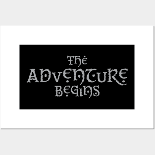 The Adventure Begins Posters and Art